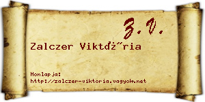 Zalczer Viktória névjegykártya